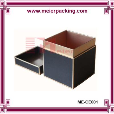 China Christmas candle packaging box, custom paper lip and bottom candle box ME-CE001 for sale