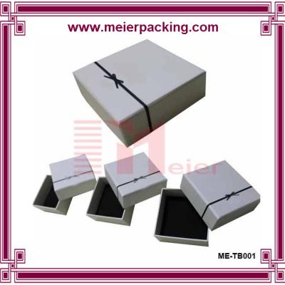 China 2016 Luxury Customized Packaging Paper Box/Jewelry Paper Gift Box/White Cardboard Paper Box ME-TB001 for sale