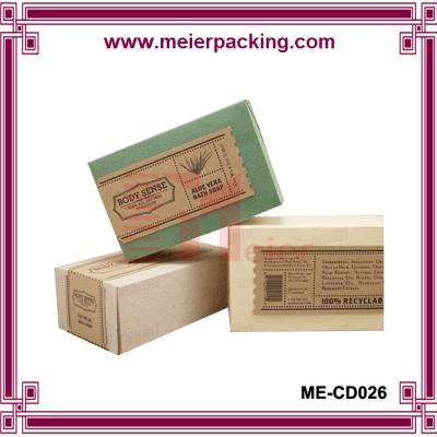 China Buy Popular Paper Soap Box/Elegant Cheap Kraft Box for Handmade Soap ME-CD026 for sale