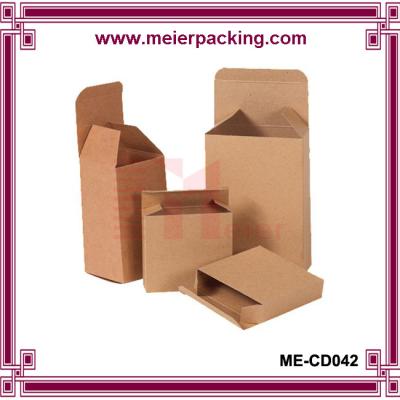 China Custom folding kraft paper boxes/Brown kraft paper soap box ME-CD042 for sale