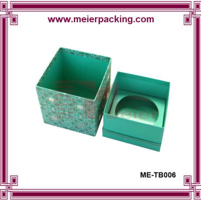 China Christmas Gift Paper Packaging For Candle/Elegent Candle Paper Box with Insert ME-TB006 for sale