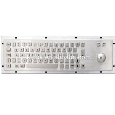 China Quality 65 Keys KIOSK PS/2 USB2.0 Metal Mechanical Keyboard With Trackball for sale