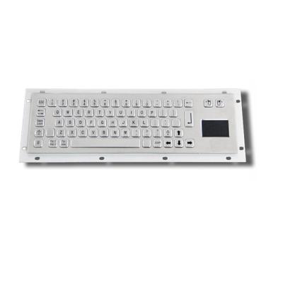 China Kiosk Quality Metal Waterproof Industrial Keyboard With Touchpad for sale