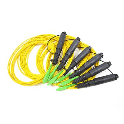 China Cabo de remendo único G657A1 da fibra do SC de OptiTap 3.0mm impermeáveis para exterior à venda