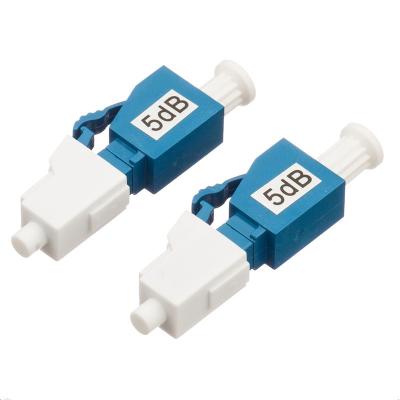 China Simplex SM Fiber Optic Attenuator 5dB LC UPC Male To Female Type for sale