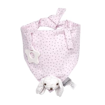 China Plush Ready to Ship 27cm Gauze Pink Kawaii Plush Sheep Bear Koala Rabbit Comforter Blanket Plush Design Unisex Baby Blanket for sale