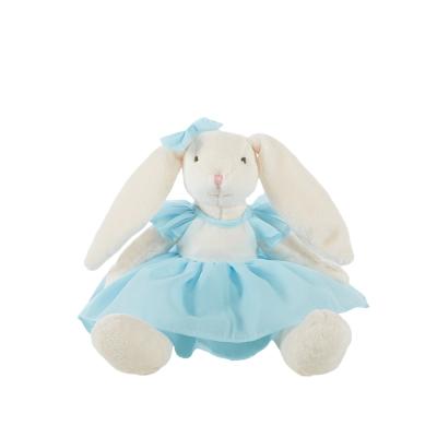 China Plush Ready to Ship Stuffed Rabbit Toy with Ballet Skirt Blue 100% Polyester Plush Stuffing Toys Stuffed Plush Baby Toys for sale