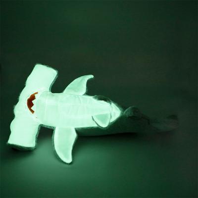 China 2022 Plush Glow in the Dark Cute Baby Toys Shark Stuffed Toy Shark Dolphin Children Gift Soft Stuffed Animal Soothe Glow Seahorse Children Play for sale