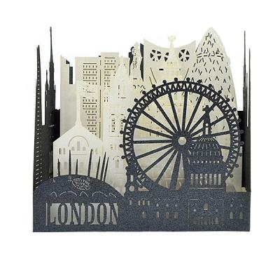 China Europe Wholesale Souvenirs Customized 3d Pop Up Greeting Card for sale