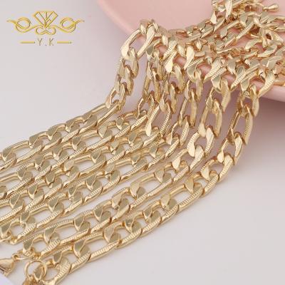 China Hiphop 14k Oro Laminado a Solid Gold Filled Islamic Women Men Couples Bracelets Charm Hand Bracelet Anklet Jewelry Chain Link Bracelet for sale