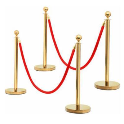 China Multi-application Crowd Control Rack New Design Hot Sale Security Products Gold Rope Barrier Queue Barrier for sale