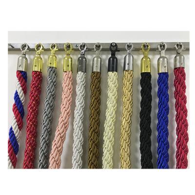 China Any Place Need Cheap Crowd Control Queue Barrier Rope Support Brackets Rope for sale