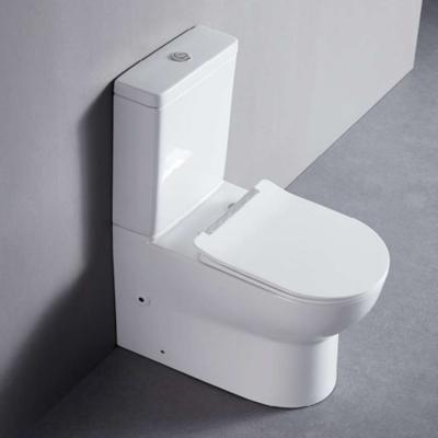 China Modern HILITE Chinese Manufacturer WATERMARK Australia Style Modern Ceramic Sanitary Ware Bathroom Floor Mounted Two Piece Wc Toilets for sale