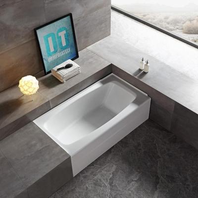 China Embedded HILITE Modern Bathroom 1 Person Whirlpool Soaking Tub Wholesale Acrylic Bathtub Embedded Bathtub for sale