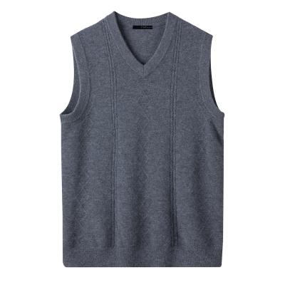 China Votsein Viable Men' Daily Life Elegant Solid V Neck Sweater S Sweaters Vest Sleeveless Sweaters for sale