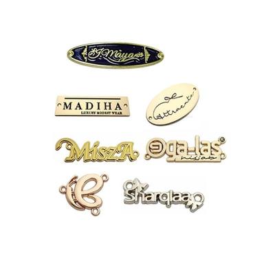 China Europe 3D Metal Nameplate With Embossed Logo , Raised Logo Nameplate for sale