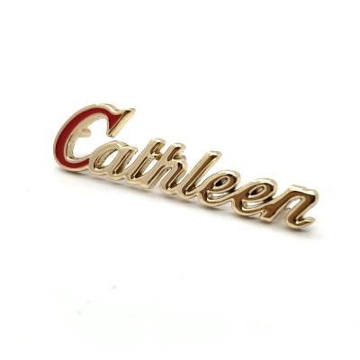 China Europe 3D Metal Nameplate With Embossed Logo , Raised Logo Nameplate for sale