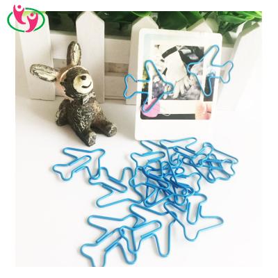 China Best Selling Promotional Gift Echo Friendly PET Coated Aircraft Shaped Paper Clips for sale