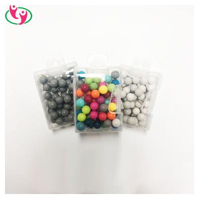 China House. Office. School Map Nails Push Pin Sets With Assorted Candy Color Beads Plastic Spotting Head for sale