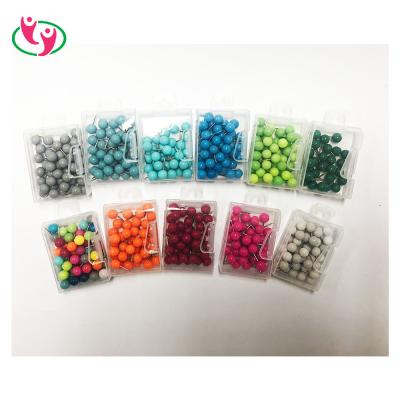 China House. Office. Wholesale Push Pin School Candy Color Round Shape Card Sets For Office And School for sale