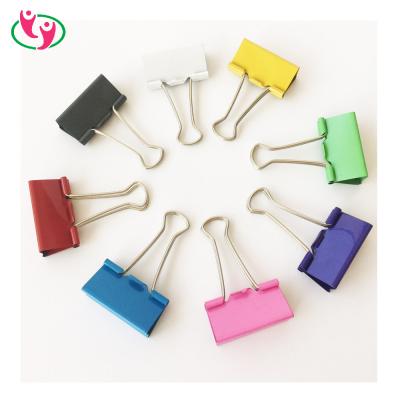 China Office Quality 41mm Tall Binder Clip in Assorted Colors for sale