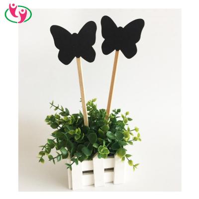 China Novelty Home Butterfly Shaped Mini Chalkboard Garden and Yard for sale