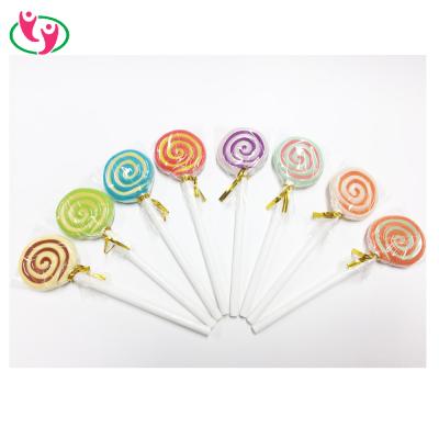 China office & School Pen Lovely Plastic Lollipop Candy Ballpoint Pen for sale