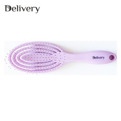 China Palette Violet Detangling Brush Hair delivery for sale