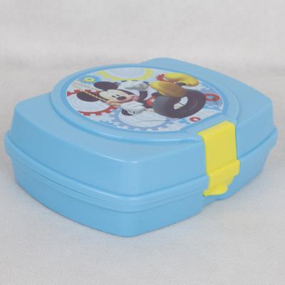 China Kid Cartoon Viable Plastic Lunch Box Bento Food Container Lunchbox for sale