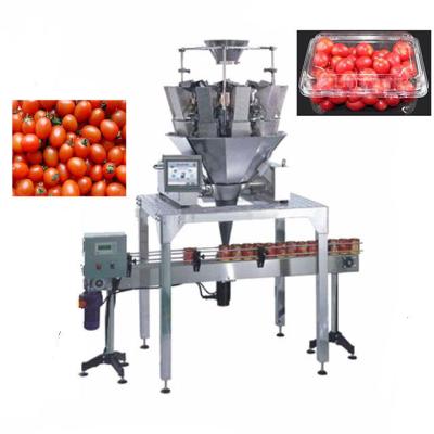 China Vegetables Fruits Salad Plastic Container Packaging Machine for sale