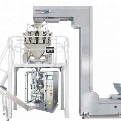 China 10 Heads Weigher 2.2kW Snack Food Packaging Machine for sale