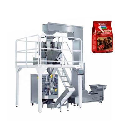 China Multi Language VFFS Collar Type Popcorn Bagging Machine for sale