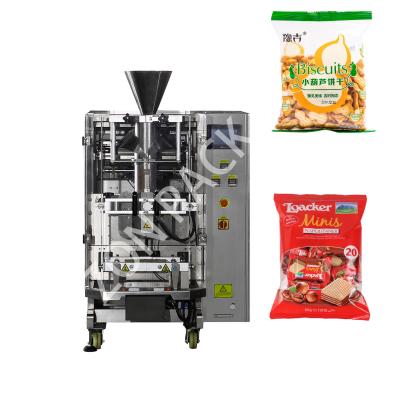 China Van de de Zakhoekplaat van koekjeschips vertical packing machine pillow de Zak 55bags/Min Te koop