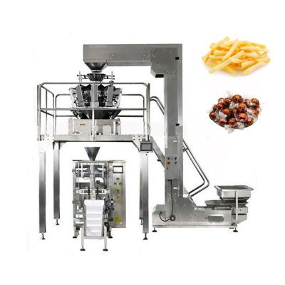 China Automatic Snack Food Packaging Machine With Multihead Weigher for sale