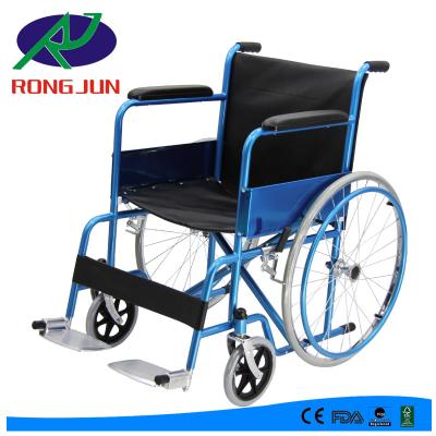 China Philippines Dubai cheap price nursing folding wheelchair with shinning color for sale