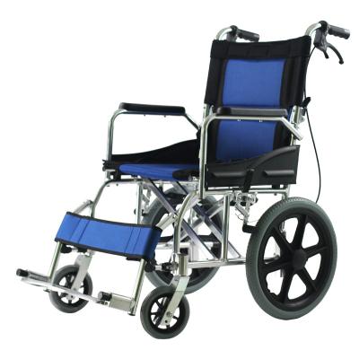 China Aluminum Folding Folding Wheelchair 20 Inch Wheels For The Elderly for sale