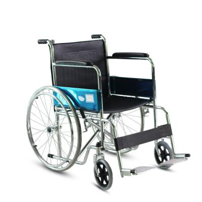 China Steel Manual Wheelchair Standard Active Lightweight Hospital Hospital Wheelchair Portable Wheelchair For Elderly for sale