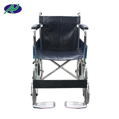 China Rehabilitation Wheelchair /kids Foldable Steel Wheelchair for sale