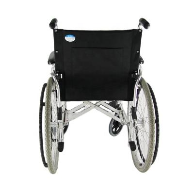 China Lightweight Hospital Aluminum Alloy Wheelchair Folding Manual Wheelchair for sale