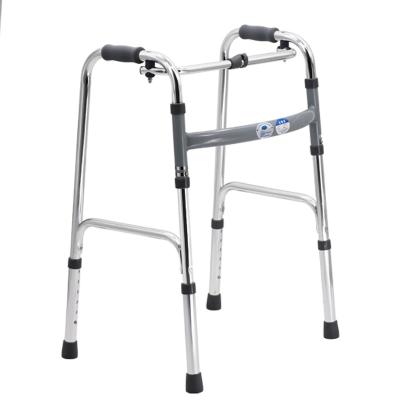 China New Medical Care Physiotherapy Height Adjustable Foldable Aluminum Walker Older Disabled Disabled Walker for sale