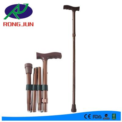 China Portable Elderly Body Health Care Aluminum Alloy Folding Canes for sale