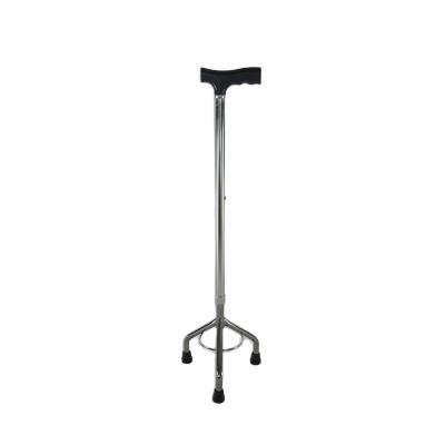 China Three Leg Adjustable Canes Aluminum Adult Steel Walking Stick For Elderly Handicapped for sale