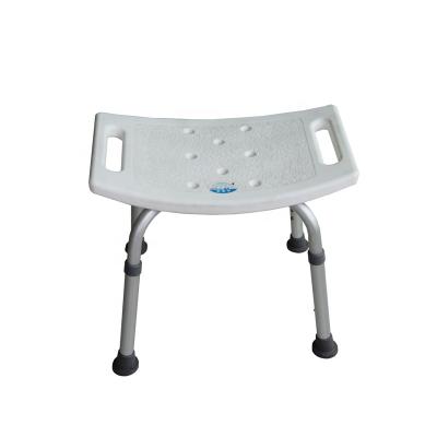 China Mordern Simple Lightweight Medical Aluminum Bath Chair Shower Chair Bath Tool For Elderly Shower Chair for sale