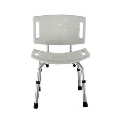 China Home/Hospital/Nursing Home…RJ Backrest Bathroom Bath Chair Aluminum Lightweight Detachable Shower Chair for Elderly for sale