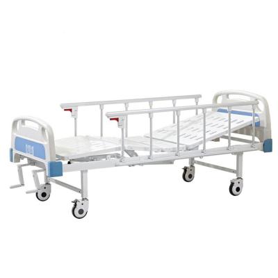 China RJ-H6604 Medical Device Health Care Hospital Furniture Non-Electric Manual Hospital Bed for sale