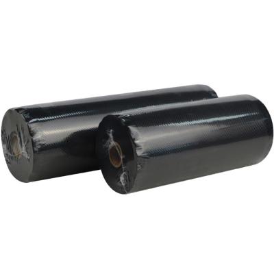 China Moisture Proof Clear And Embossed Dot Diamonds Texture Black Vacuum Rolls for sale