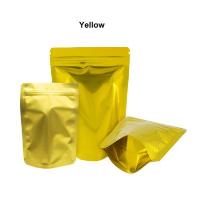 China Moisture Proof In Stock And Custom Foil Resealable Mylar Pouch Zip Bag for sale