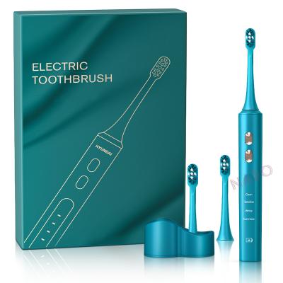 China Wholesales Electric Toothbrush Battery Operated With Sonic Toothbrush Head Wireless Charging Deep Clean Cool Breath Healthier Smile4 Modes for sale