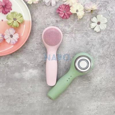 China High Quality Customized NADO Silicone DEEP CLEANING Face Exfoliate Brush Face Cleansing Brush For Skin Whitening for sale