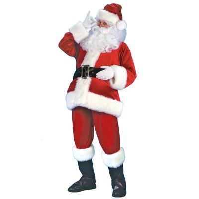 China Dress up props Santa Claus, high-grade Christmas clothes, Christmas costume, thickened winter proof festival performance costume for sale